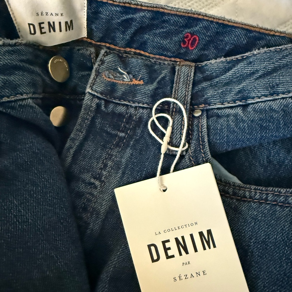 Sézane Blue Denim Jeans